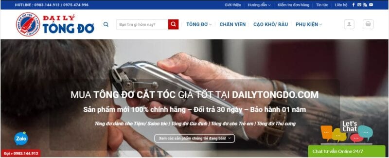 mua tông đơ cắt tóc ở đâu