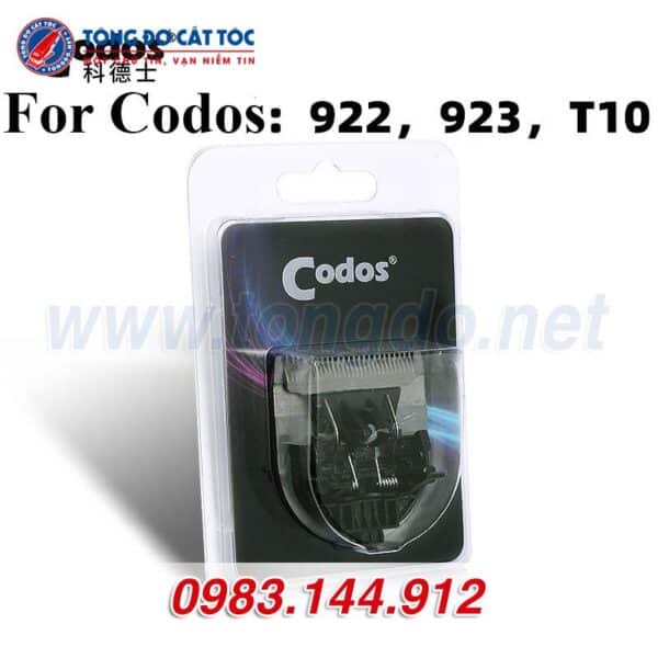 Lưỡi tông đơ codos t10, codos chc 922, codos chc 923 chính hãng 3 - luoi codos t10. 2