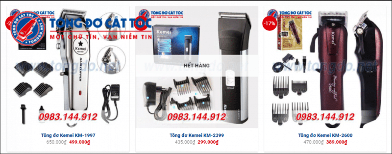Tông đơ Kemei có đắt không? Nhận ngay giá ưu đãi tốt nhất -50% 5 - tong do Kemei co dat khong 2
