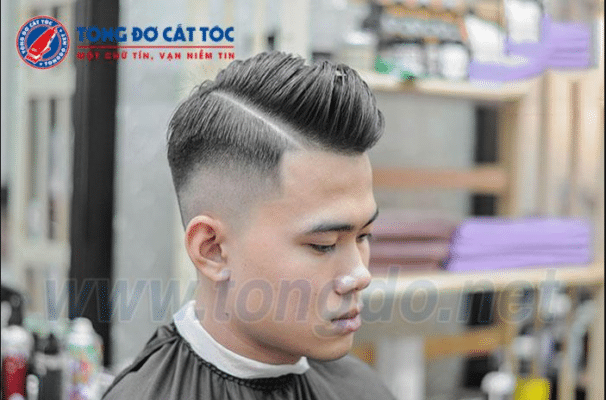 Hướng dẫn kiểu tóc undercut bằng tông đơ cắt tóc lưỡi sứ 7 - undercut