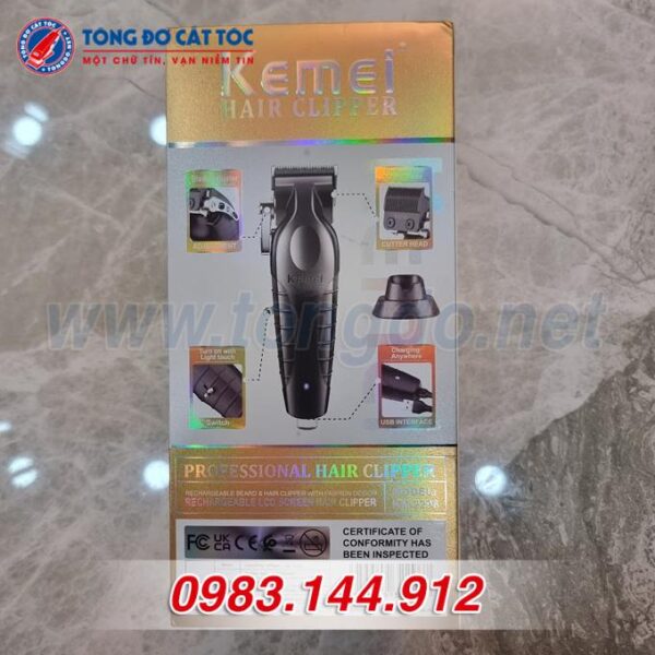 Tông đơ cắt tóc Kemei 2296 (5W 3,5H) 9 - KM 2296 8