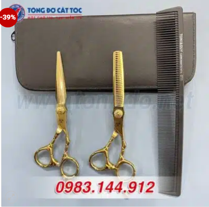 Bộ Kéo Cắt Tóc Moren (M1) Cao Cấp – Tặng Kèm Bao Da Đựng Kéo + Lược Tony&Guy 13 - Bo Keo Cat Toc Moren M1 Cao Cap – Tang Kem Bao Da Dung Keo Luoc TonyGuy