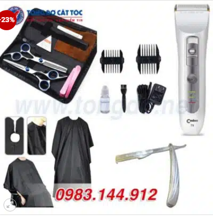 Combo Tông Đơ Siêu Hấp Dẫn: Codos T9 + Phụ Kiện Chuyên Dụng 5 - combo tong do cosdos t9