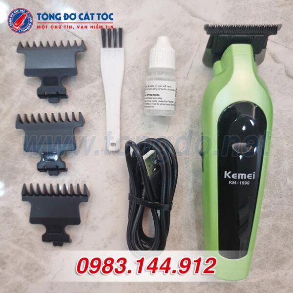 Tông đơ chấn viền Kemei KM-1590 (5W 2H) 1 - KM 1590.7