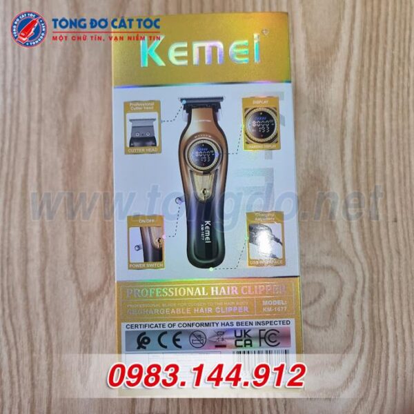 Tông đơ chấn viền Kemei KM-1677 (5W 4H) 9 - KM1677 1