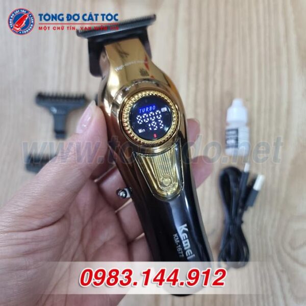 Tông đơ chấn viền Kemei KM-1677 (5W 4H) 3 - KM1677 8