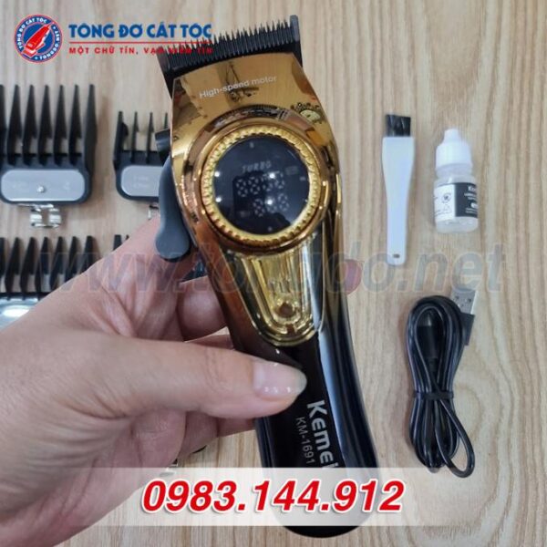 Tông đơ cắt tóc Kemei KM-1691 (10W 4H) 5 - KM1691 4